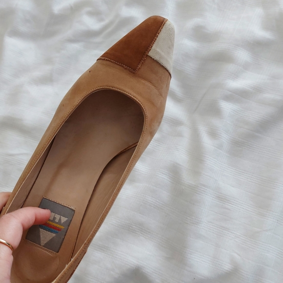 Vintage aldo | leather patchwork heels - Picture 8 of 9